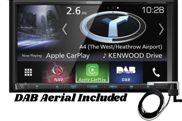 Kenwood DNX7170DABS | 7.0” Navigation/AV-Receiver with Bluetooth, DAB Radio & Smartphone Control