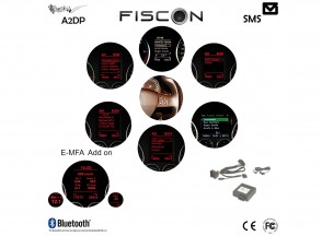 FISCON Bluetooth Handsfree Basic Plus | VW | Skoda | Seat | Micro Interior light